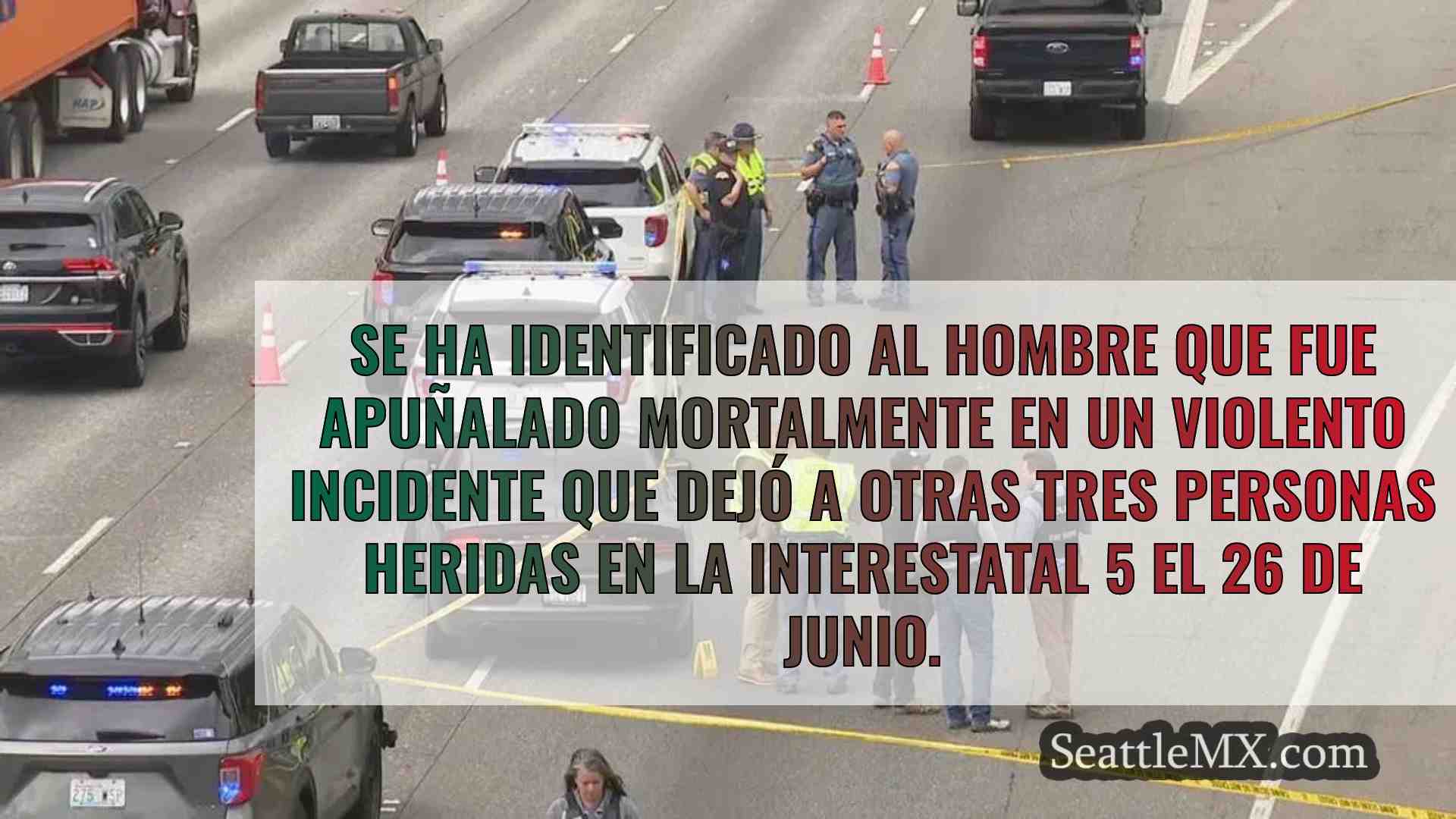 Identificado el hombre apuñalado