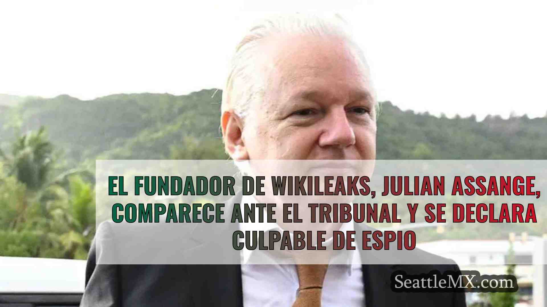 El fundador de WikiLeaks, Julian