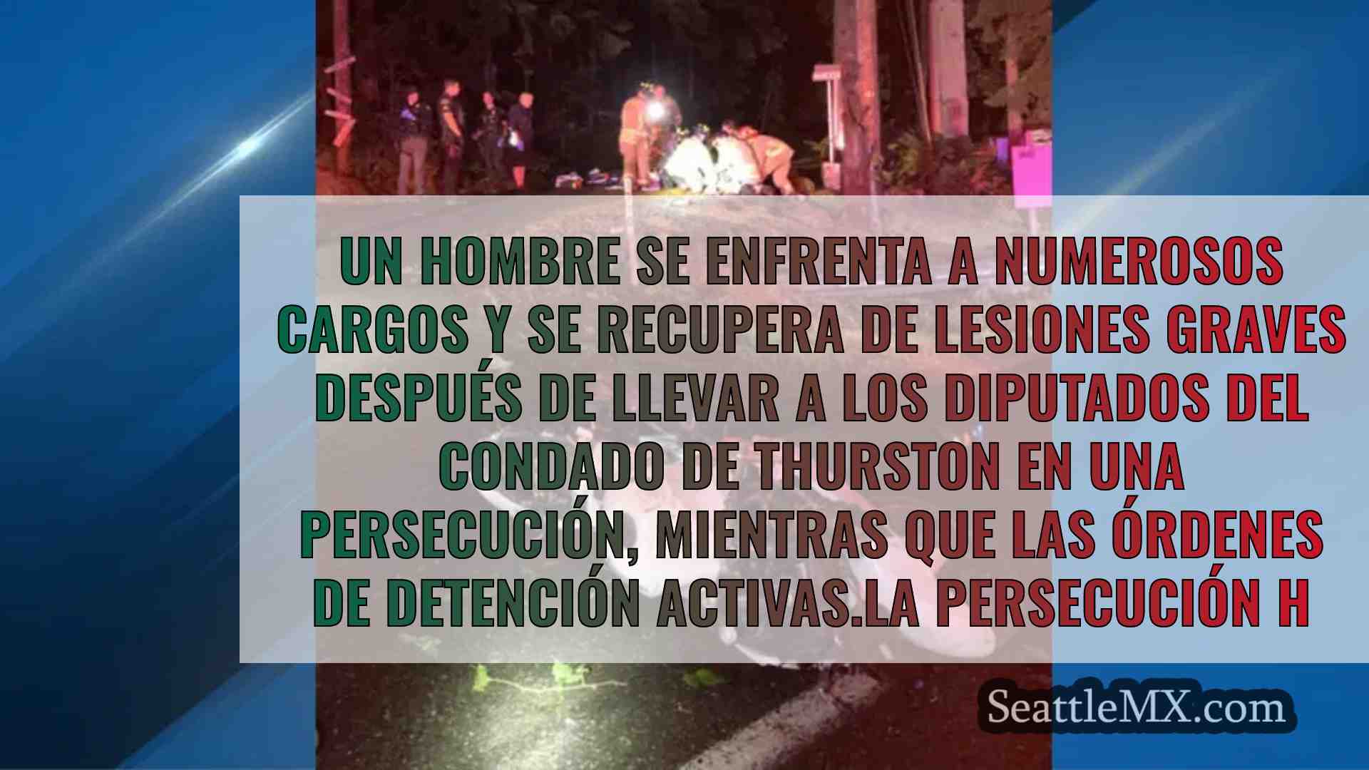 Persecución de motocicleta termina en