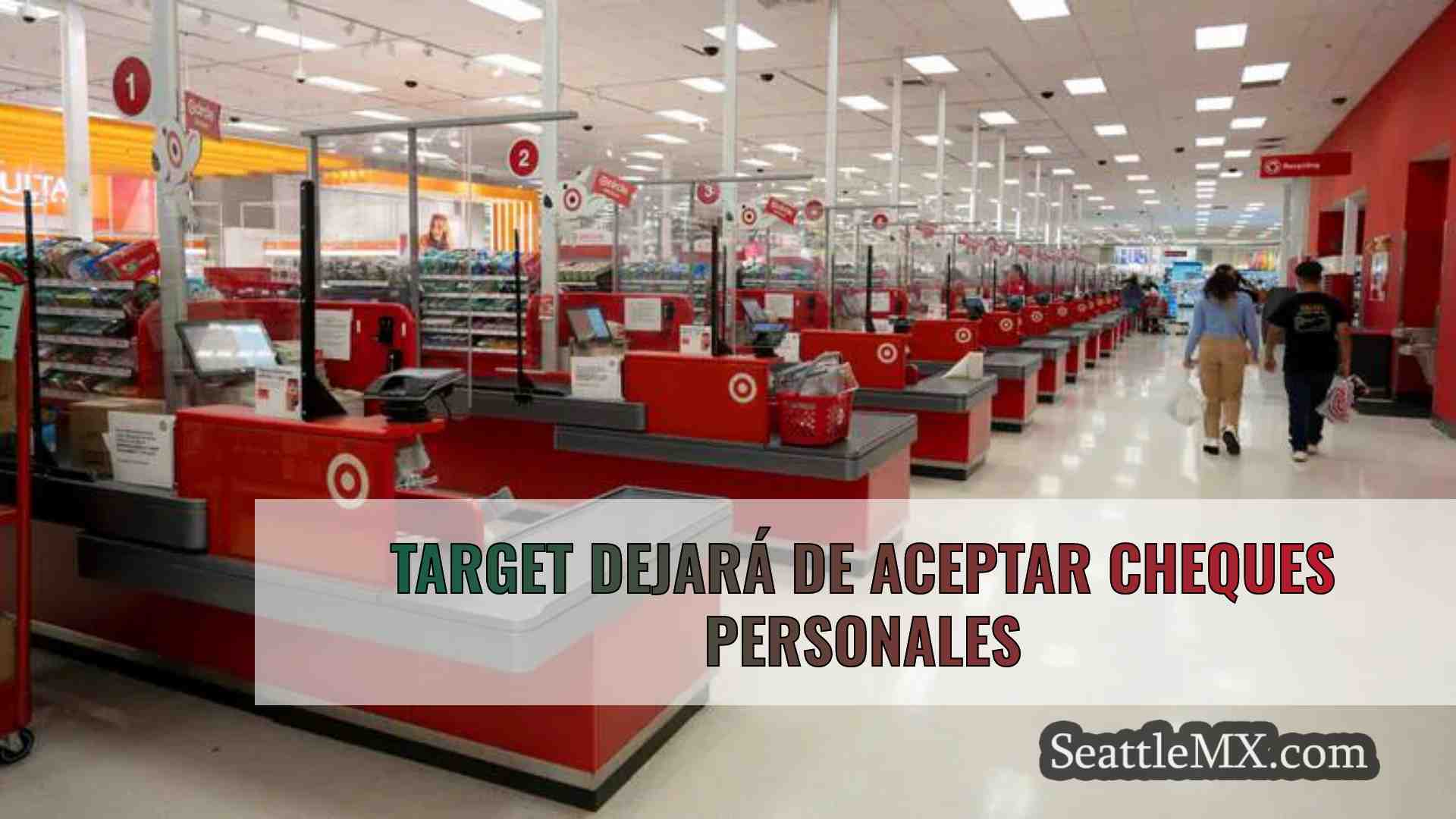 Target dejará de aceptar cheques