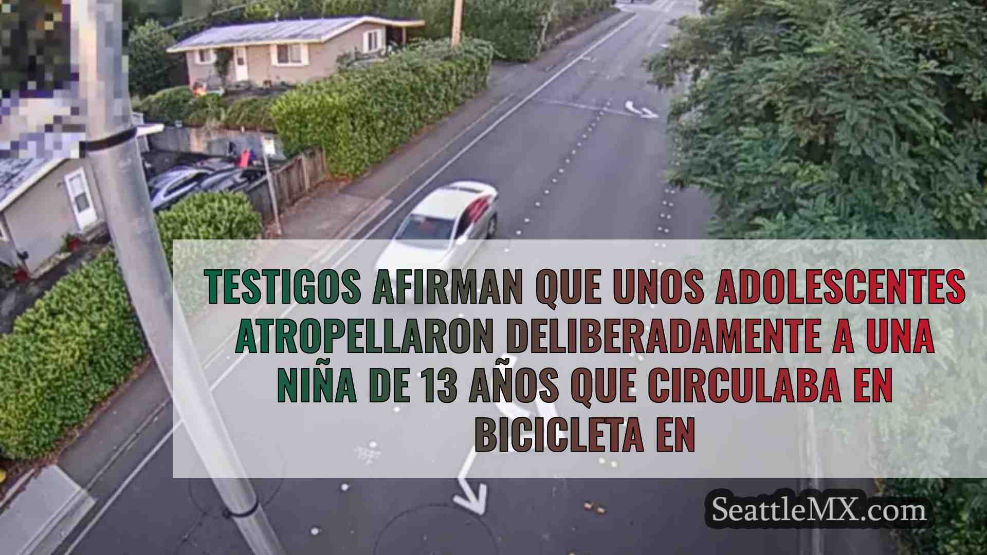 Testigos afirman que unos adolescentes