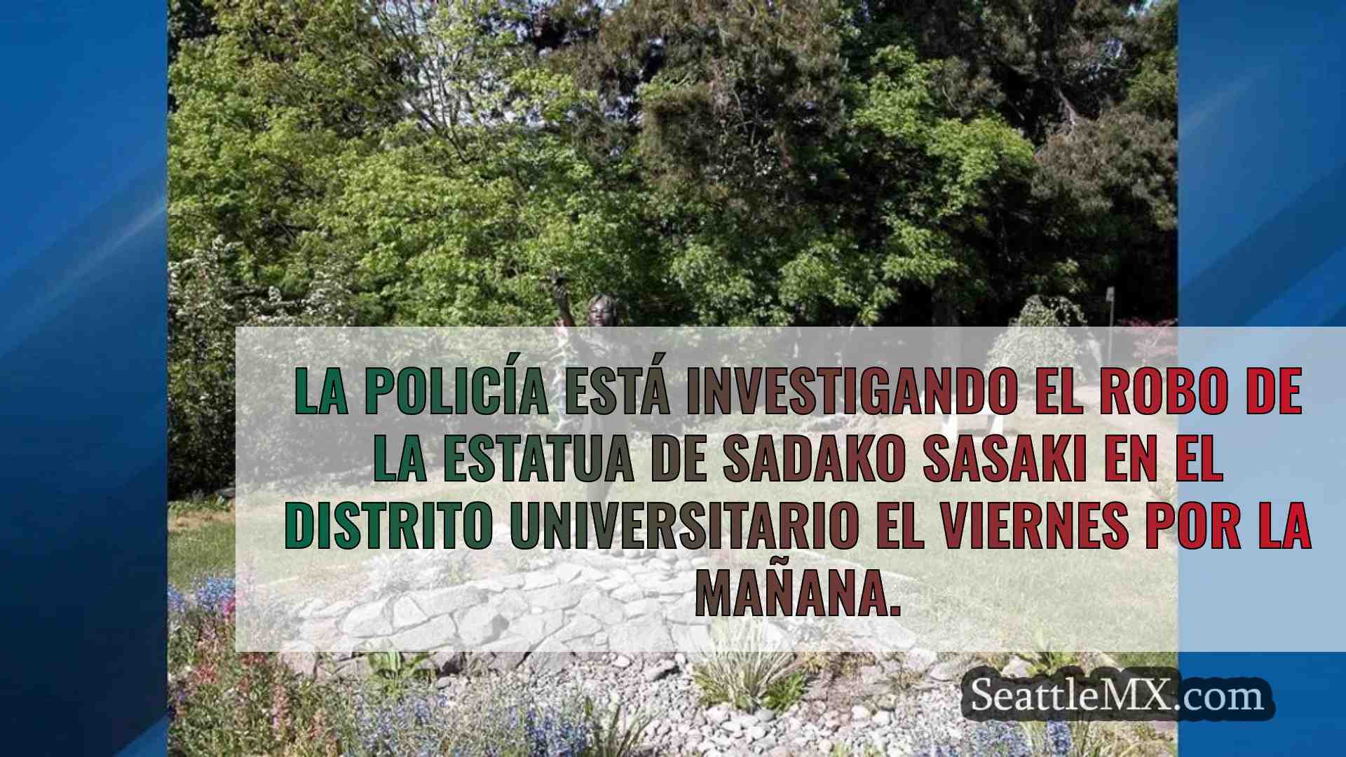 Roban en un parque de Seattle una