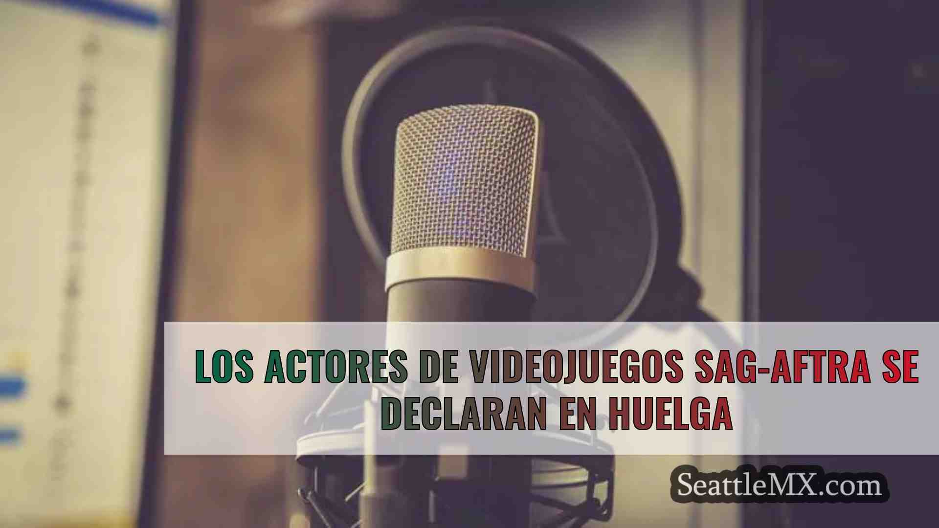 Los actores de videojuegos SAG-AFTRA se
