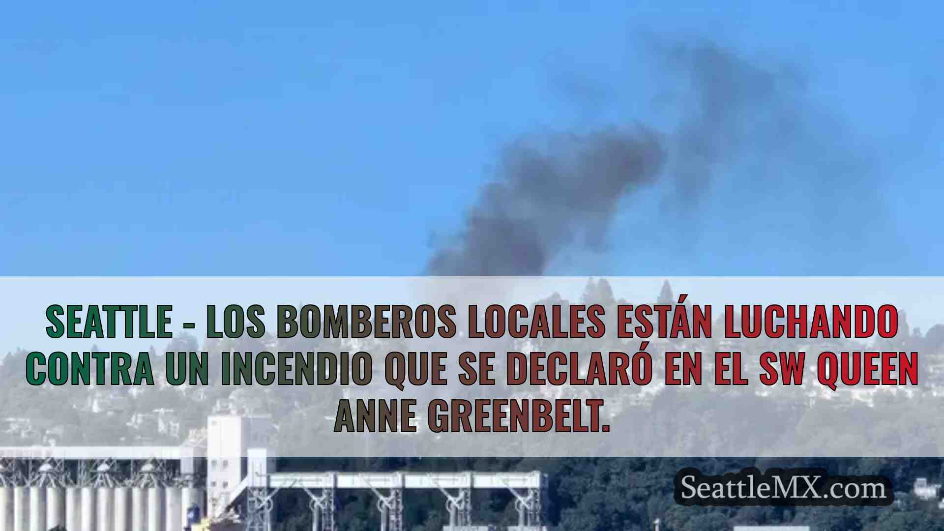 Incendio en el cinturón verde del