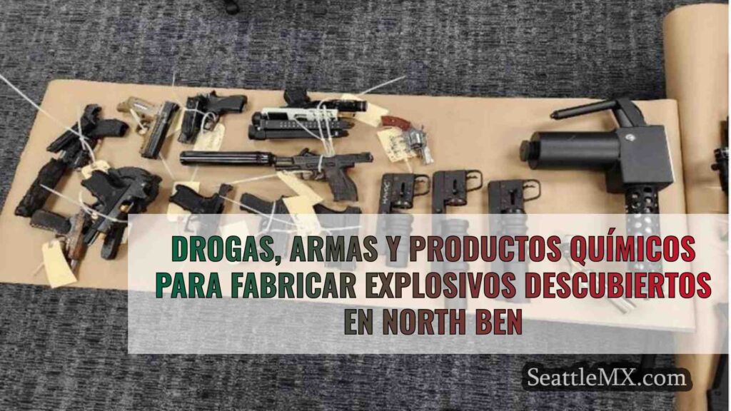 Se descubren drogas, armas y productos