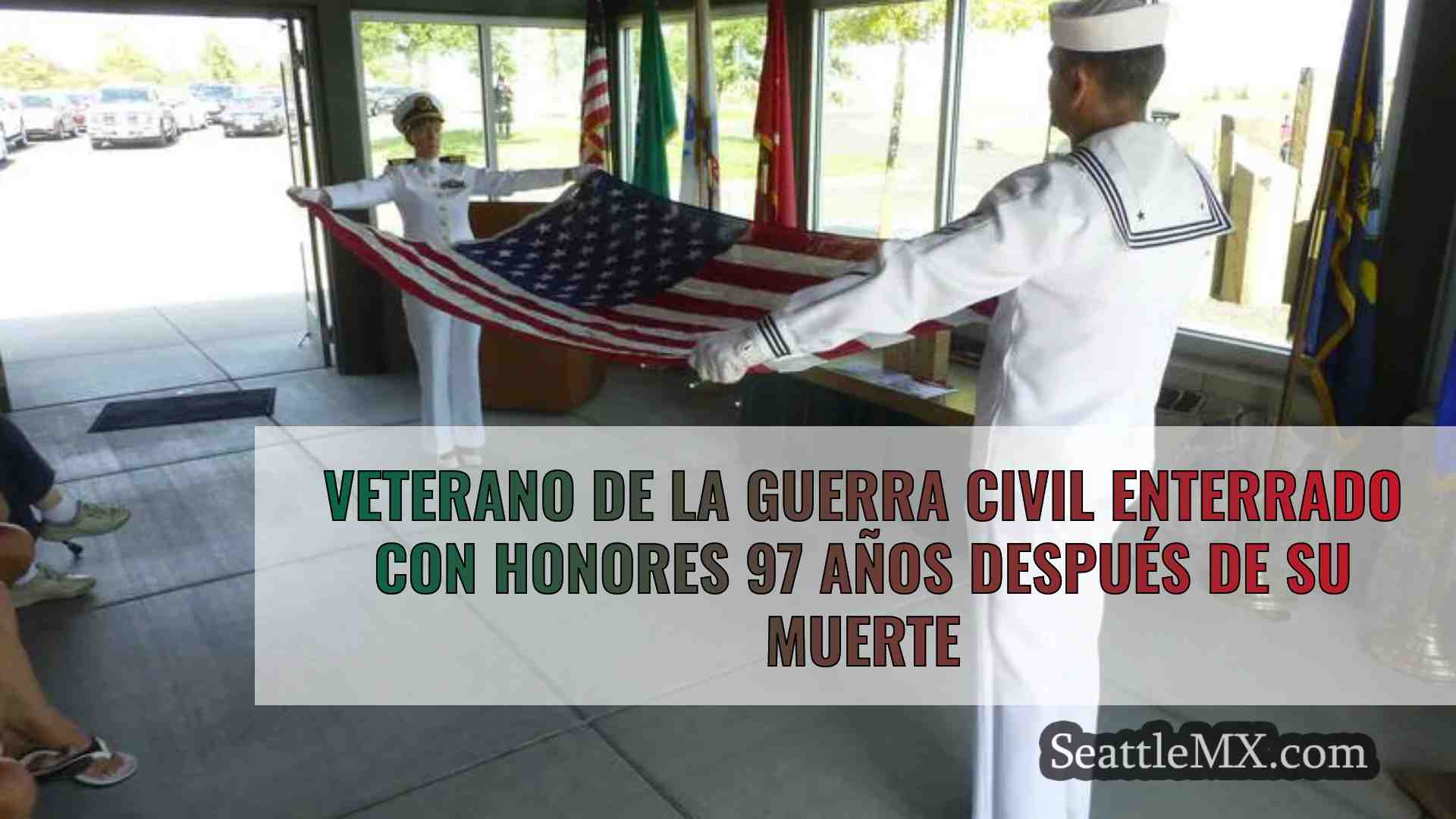 Veterano de la Guerra Civil enterrado