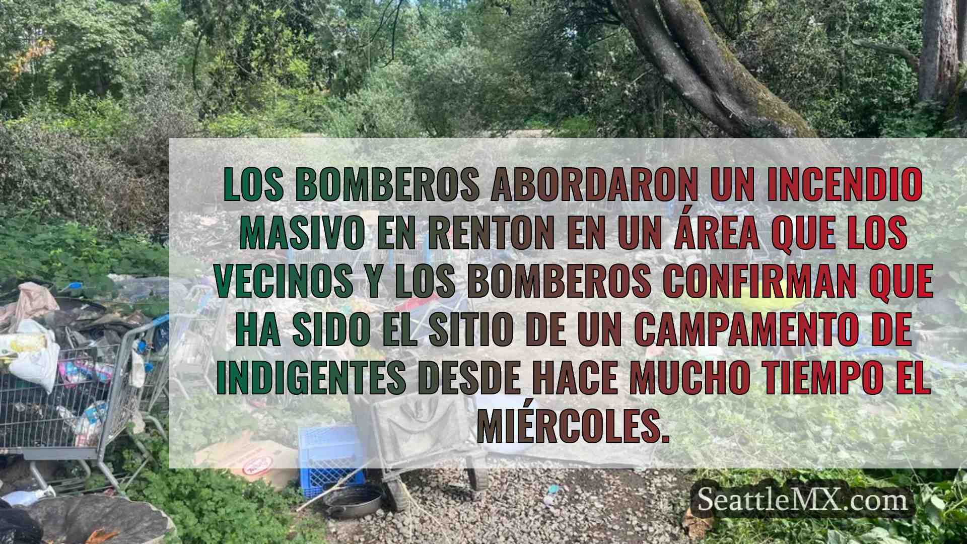 Los bomberos de Renton extinguen un