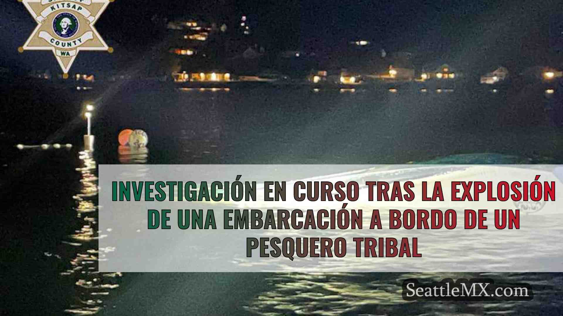 Se investiga una explosión a bordo de