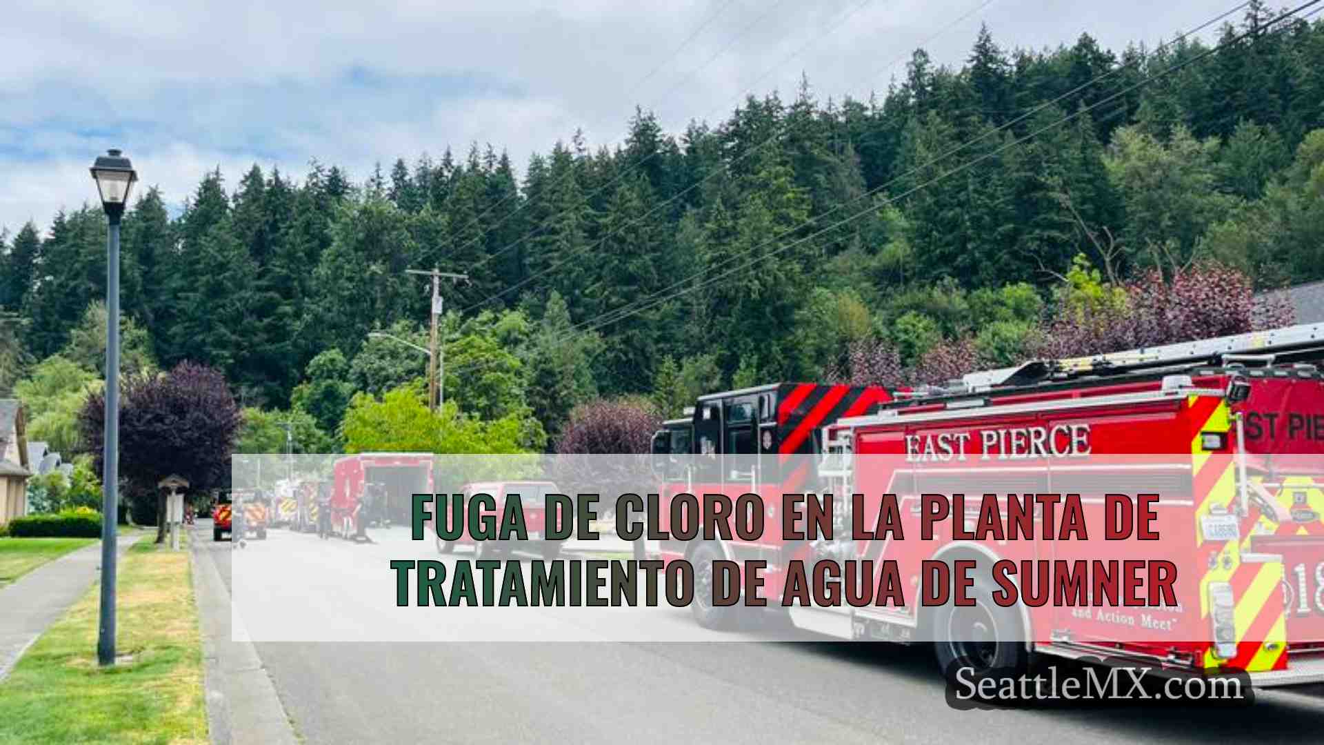 Fuga de cloro en la planta de