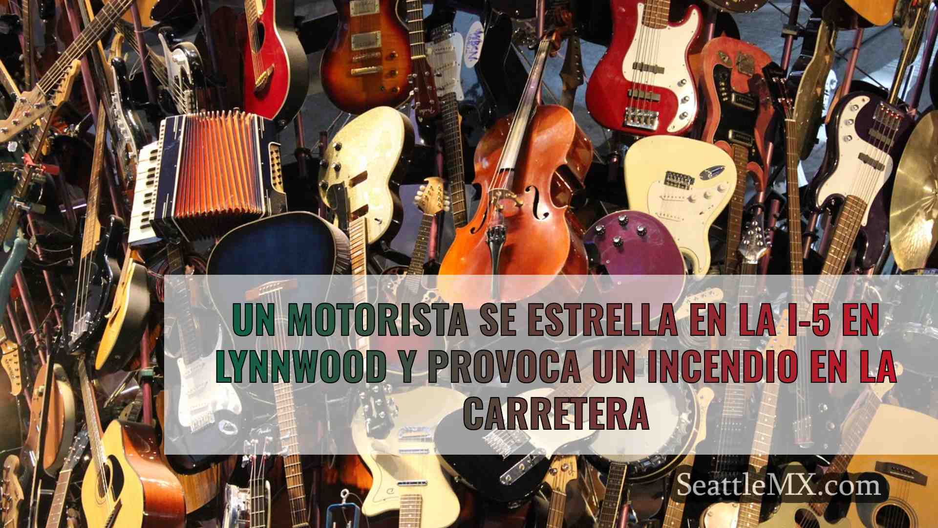 Un motorista se estrella en la I-5 en