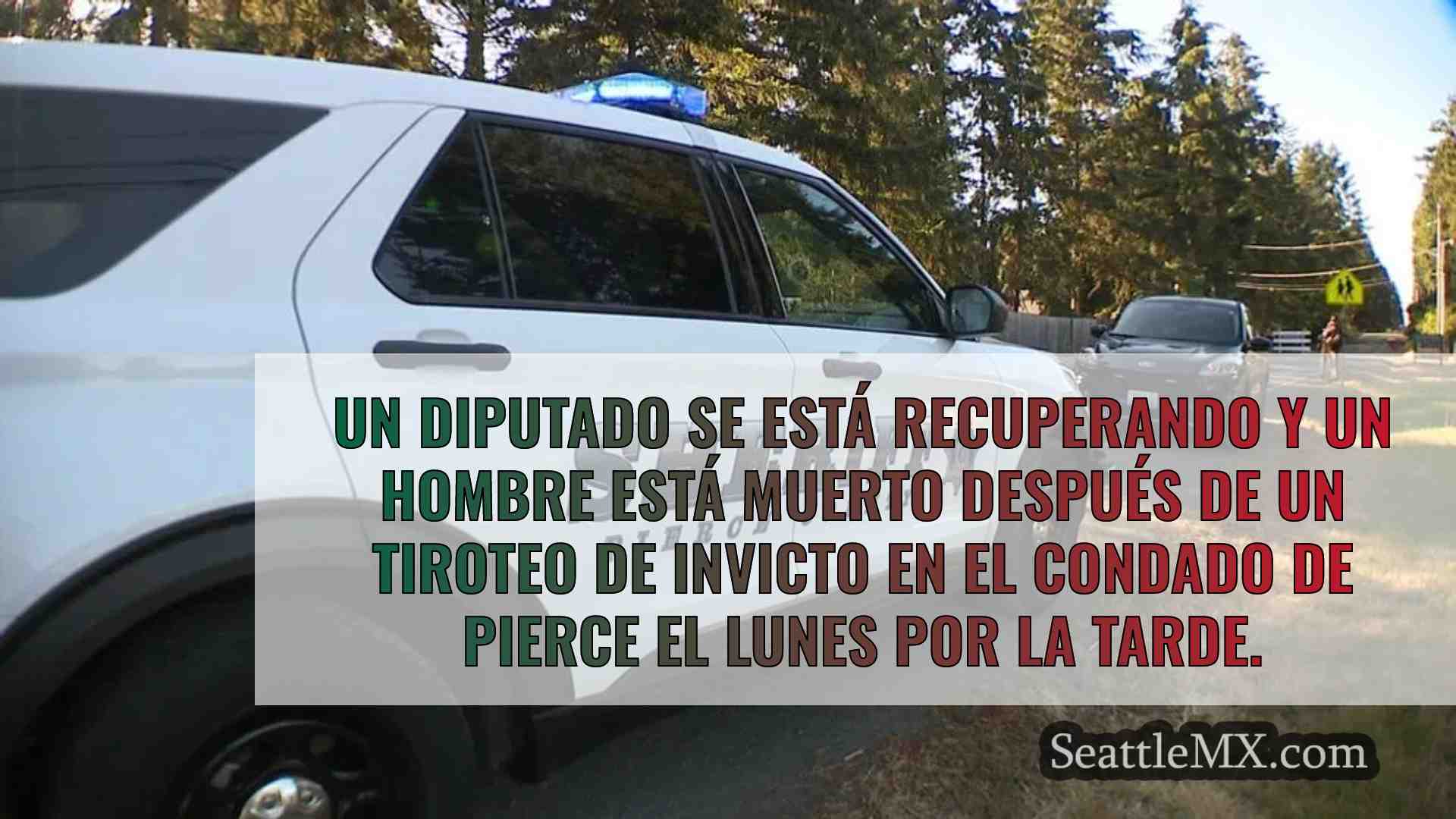 Un sospechoso muerto y un ayudante