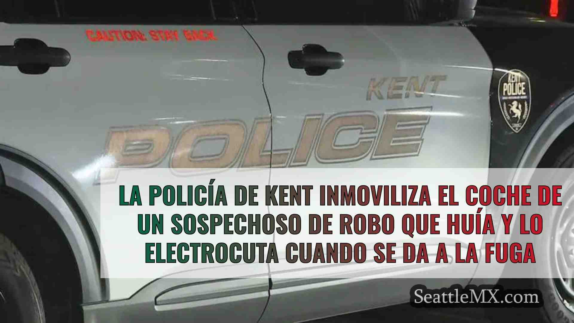 La Policía de Kent inmoviliza el coche