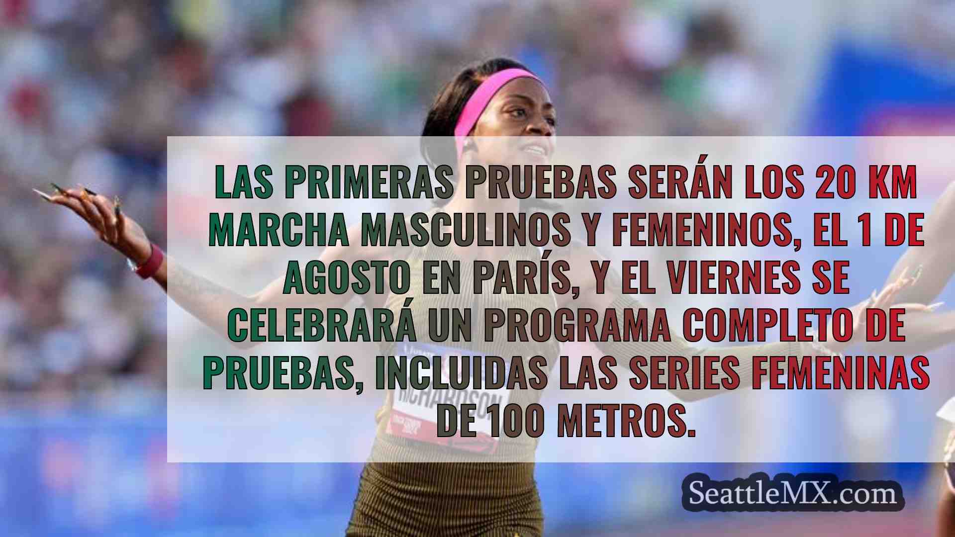 Así empieza el atletismo en los Juegos