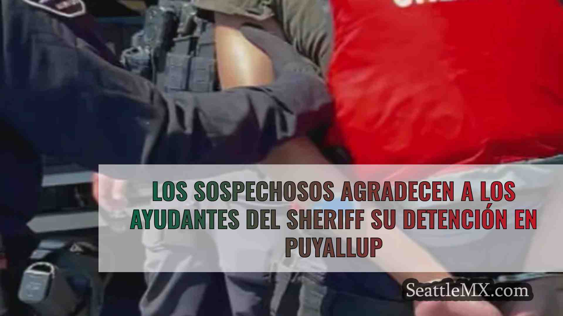 Los sospechosos agradecen a los