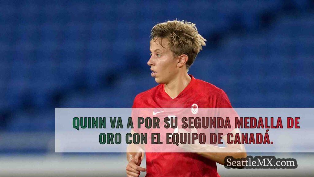 Quinn, tres veces olímpica canadiense,