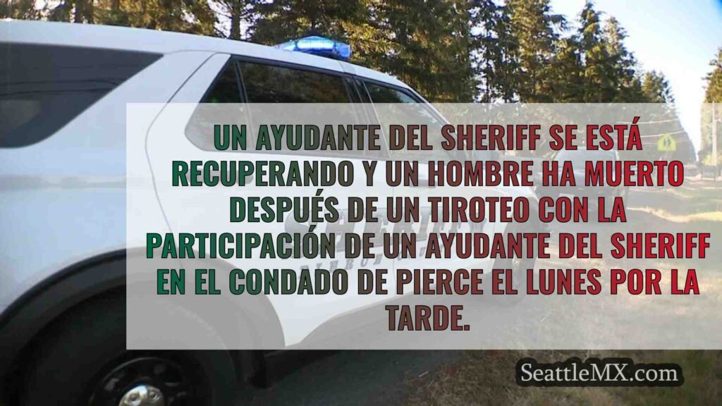 Un sospechoso muerto y un ayudante