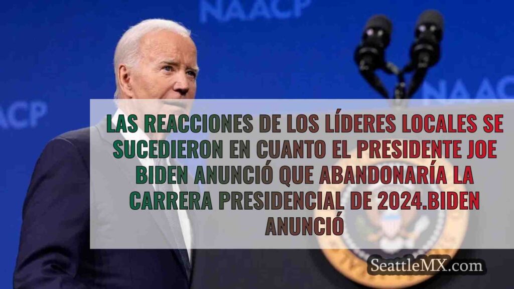 Los líderes locales reaccionan cuando