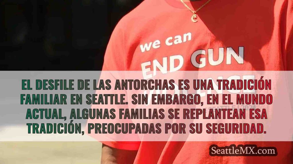 El desfile de antorchas Seafair de
