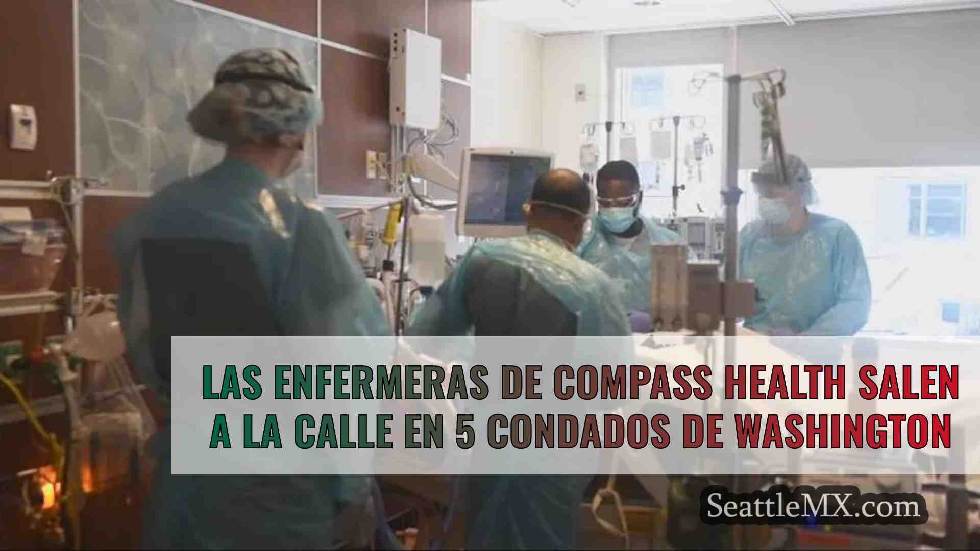 Las enfermeras de Compass Health salen