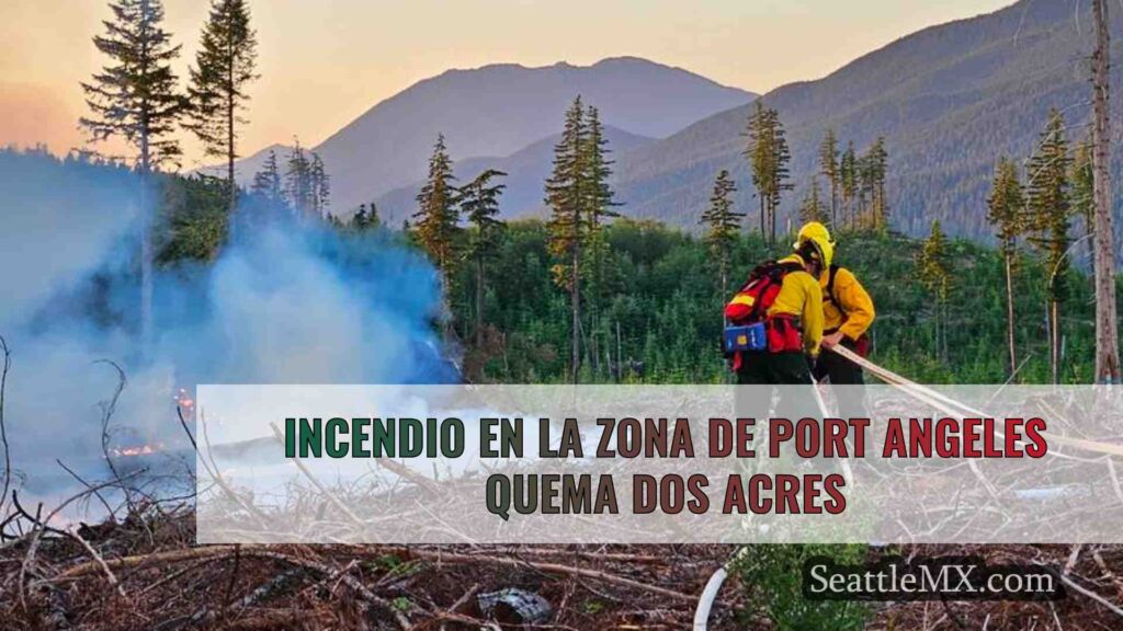 Incendio en la zona de Port Angeles