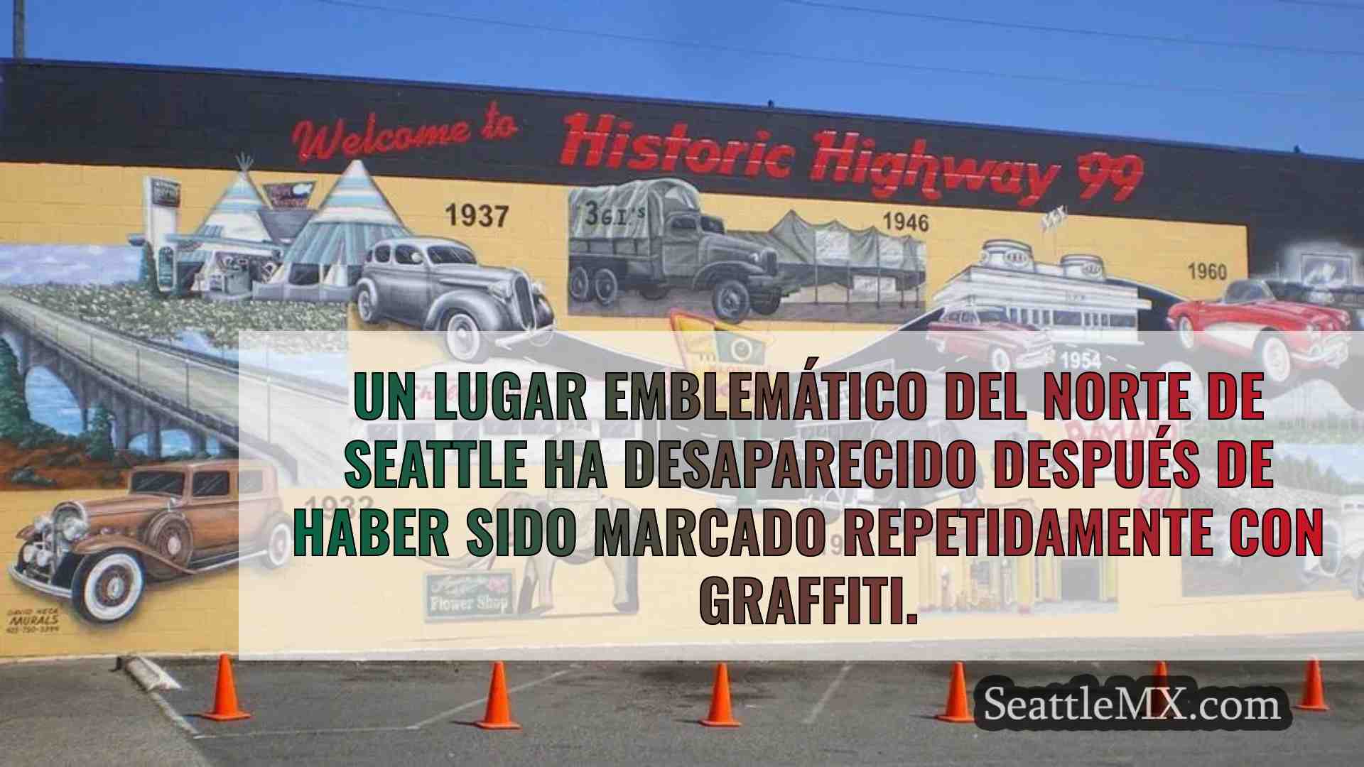 Se retira un icónico mural del norte de