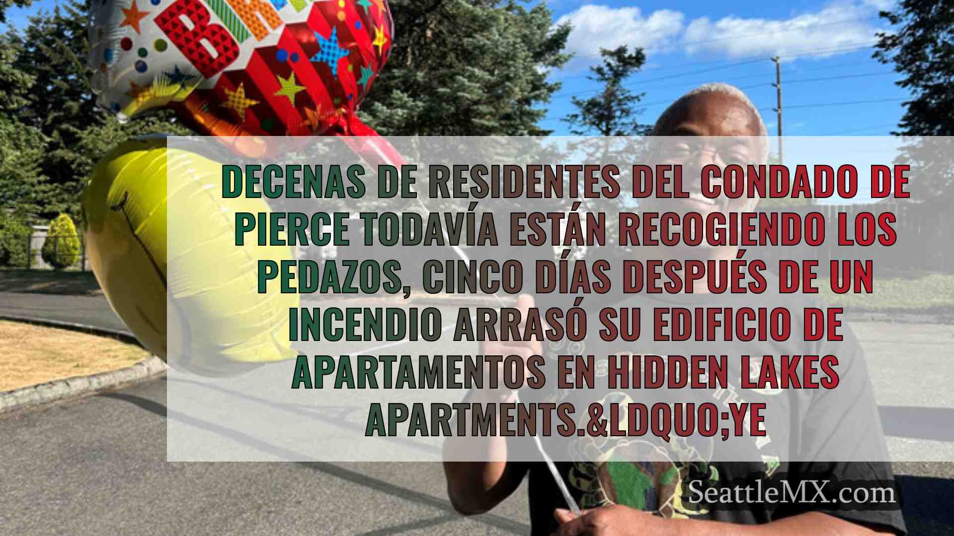 Los residentes del condado de Pierce