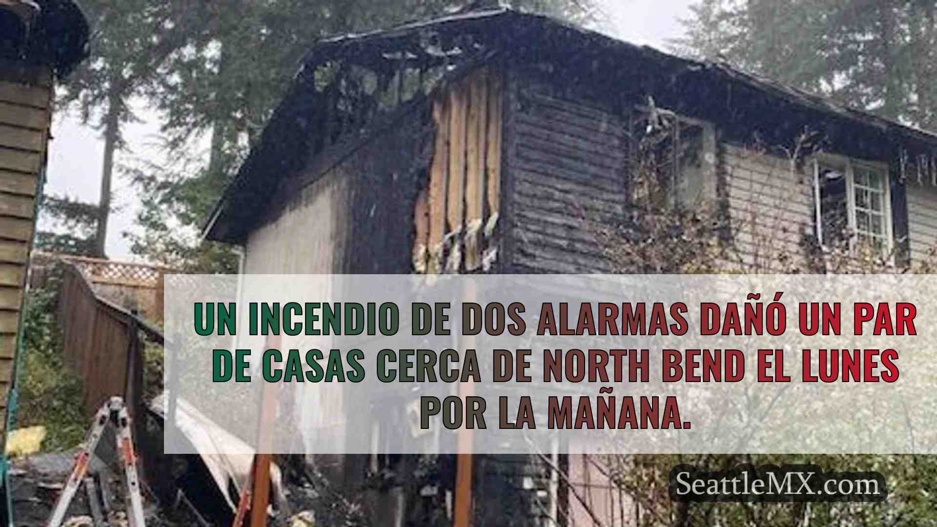 2 casas dañadas, 2 familias desplazadas