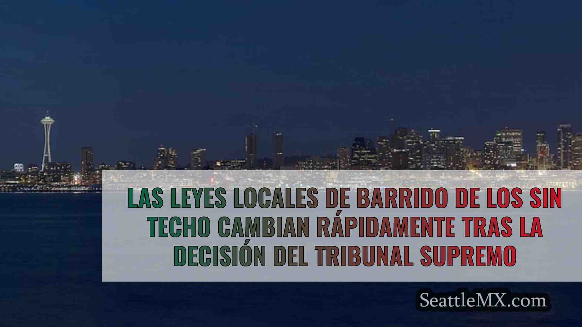 Las leyes locales de barrido de
