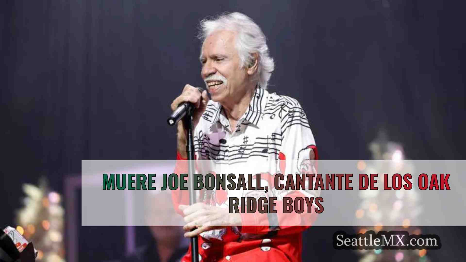 Muere Joe Bonsall, cantante de los Oak