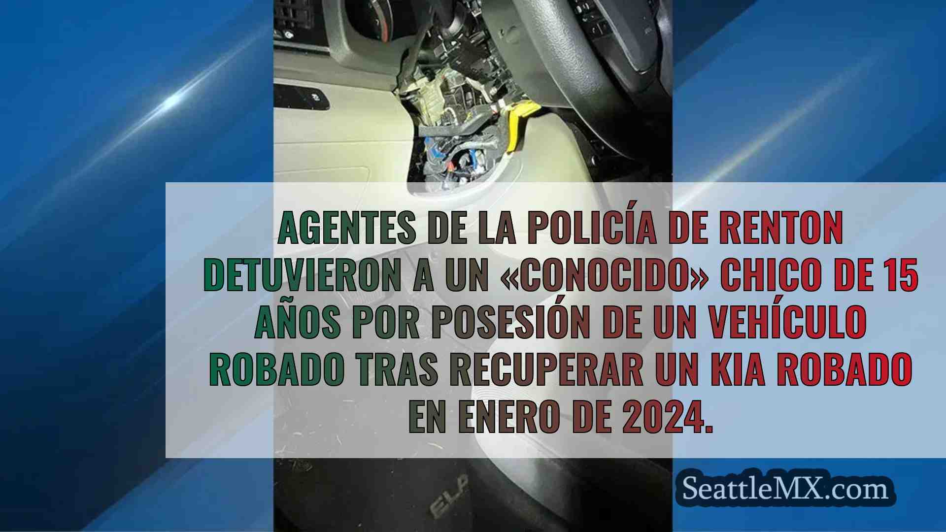 Detenido en Renton un joven de 15 años