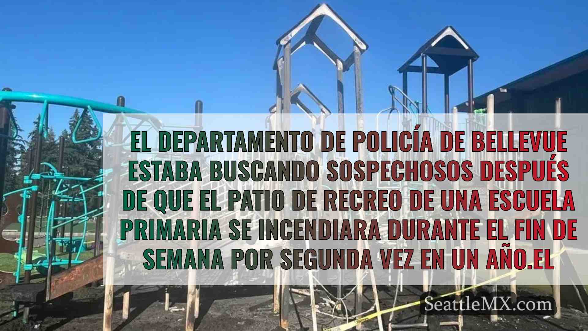 El patio de recreo de la escuela