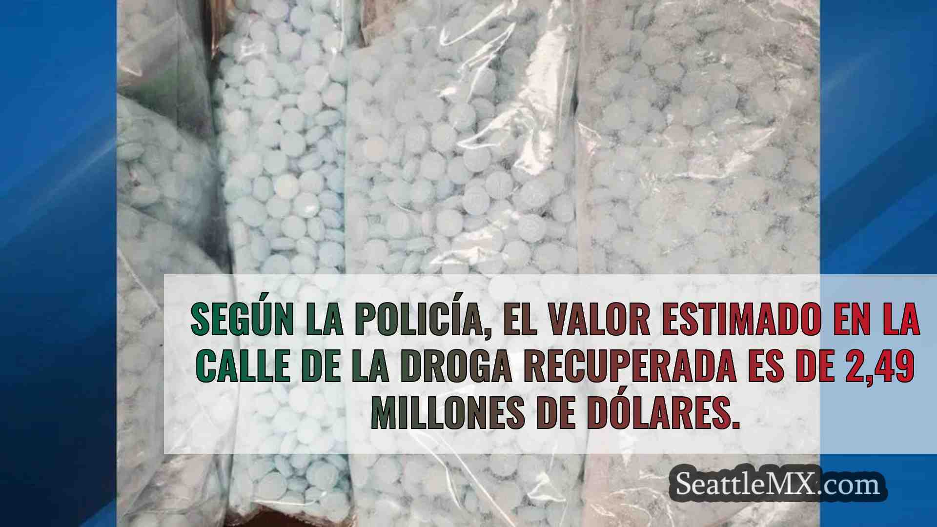 Drogas por valor de 2,49 millones de