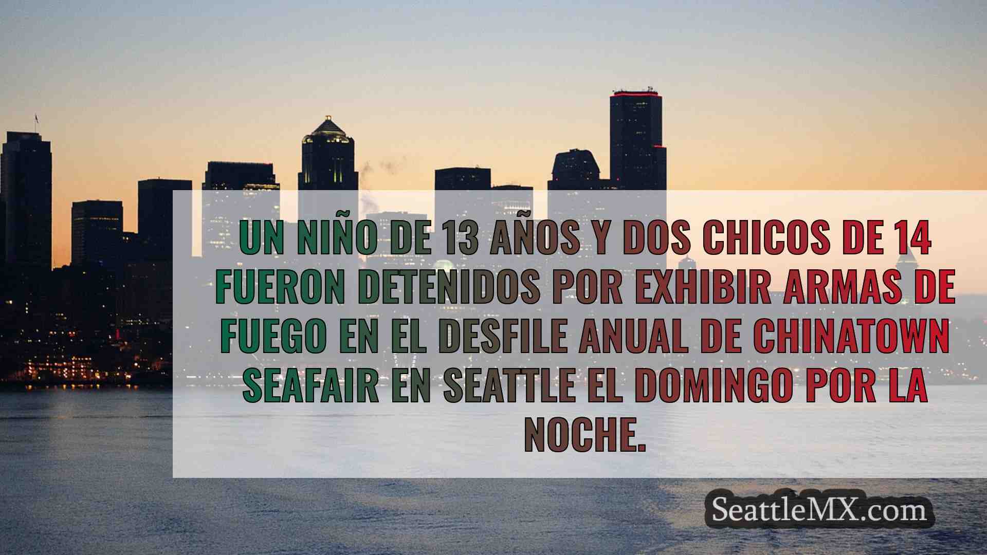 Detenidos 3 adolescentes por exhibir