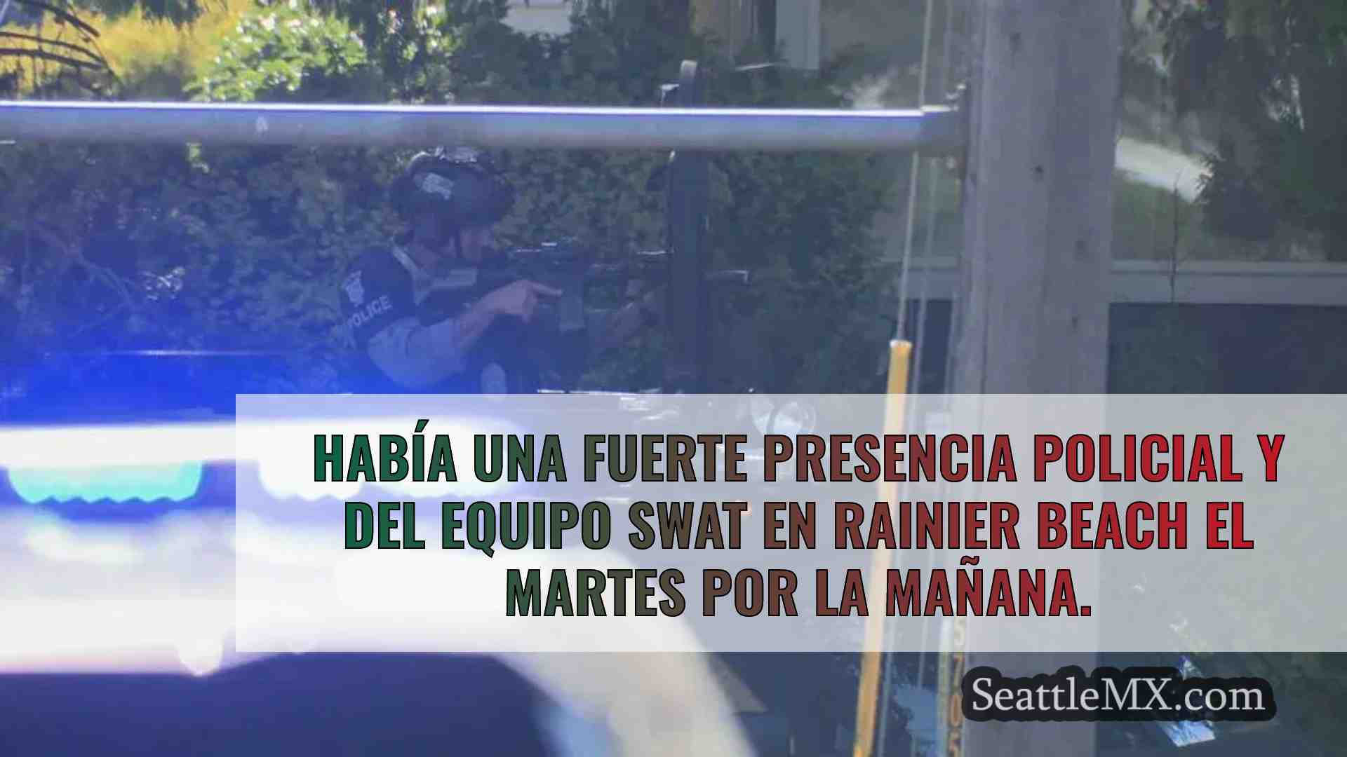 Las fotos muestran una fuerte presencia