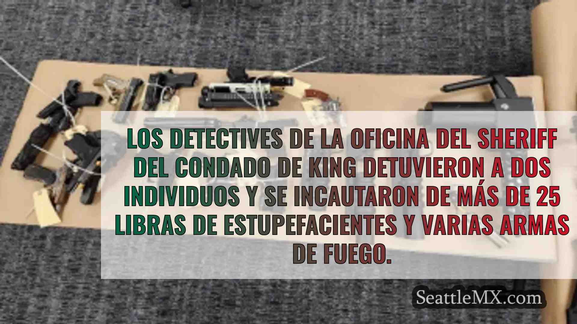 La policía del condado de King detiene