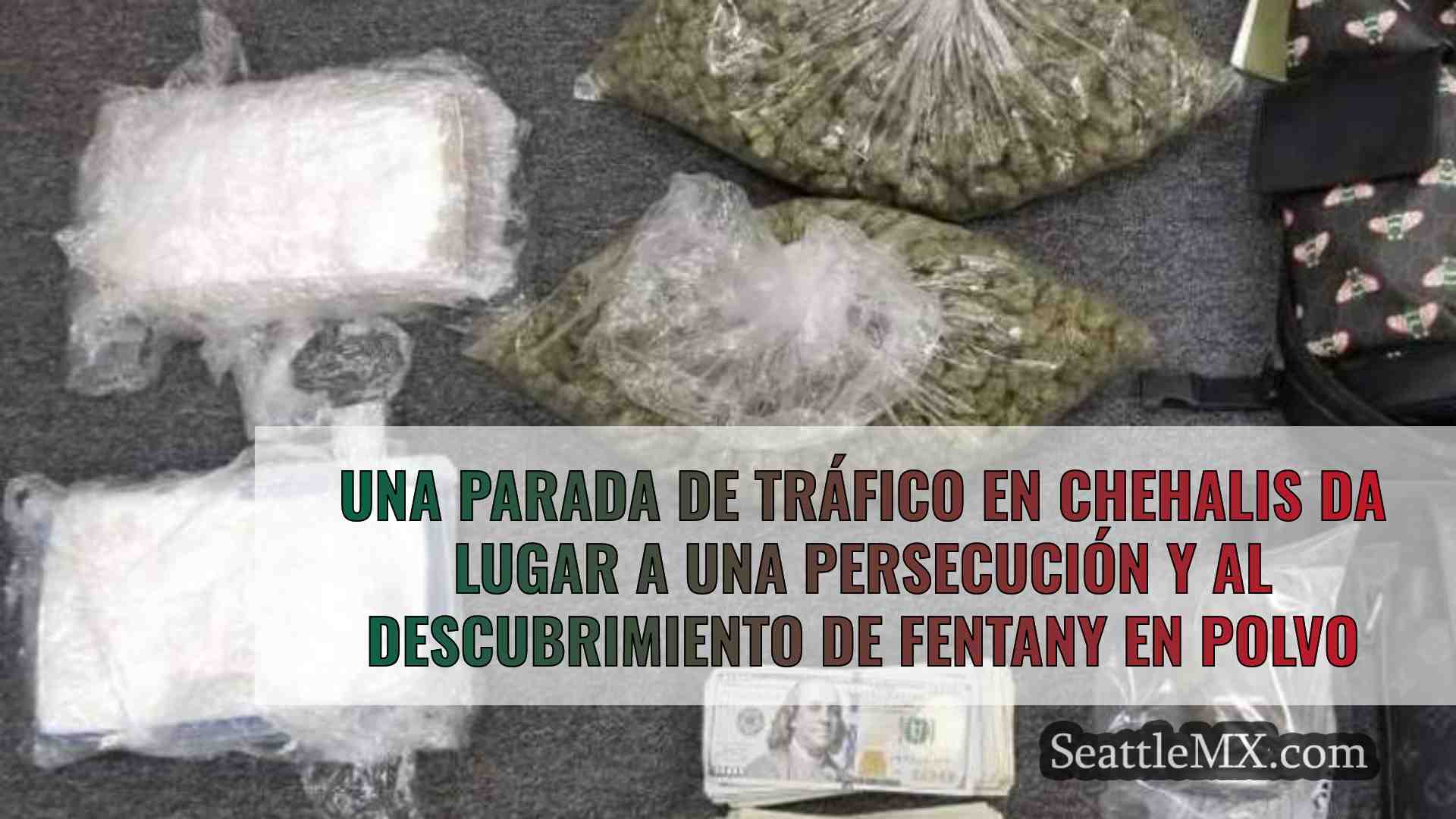 Un control de tráfico en Chehalis da