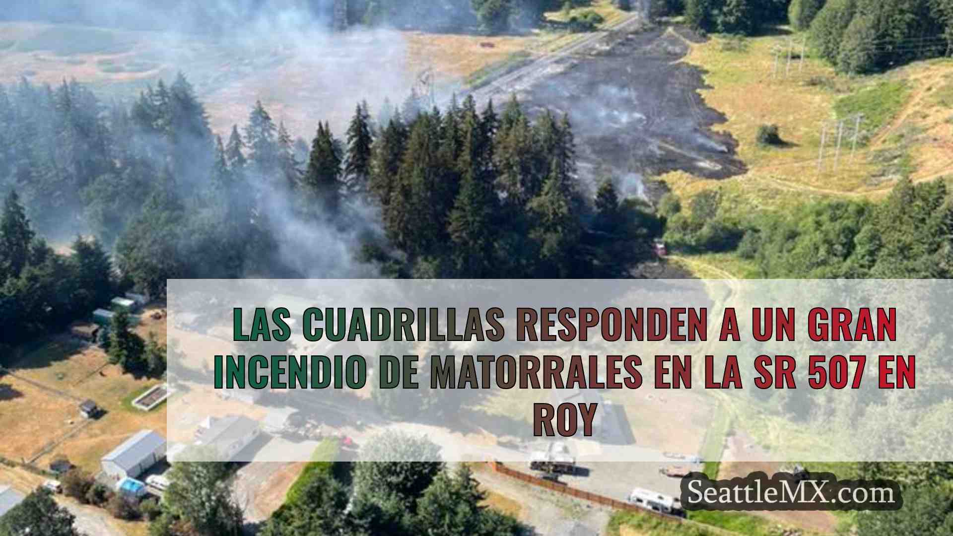 Las cuadrillas responden a un gran