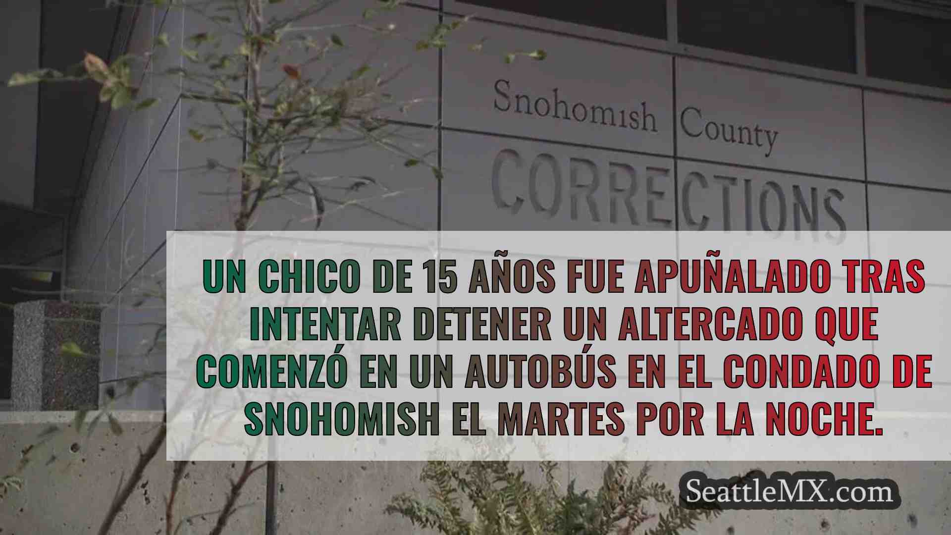 Apuñalado un joven de 15 años tras