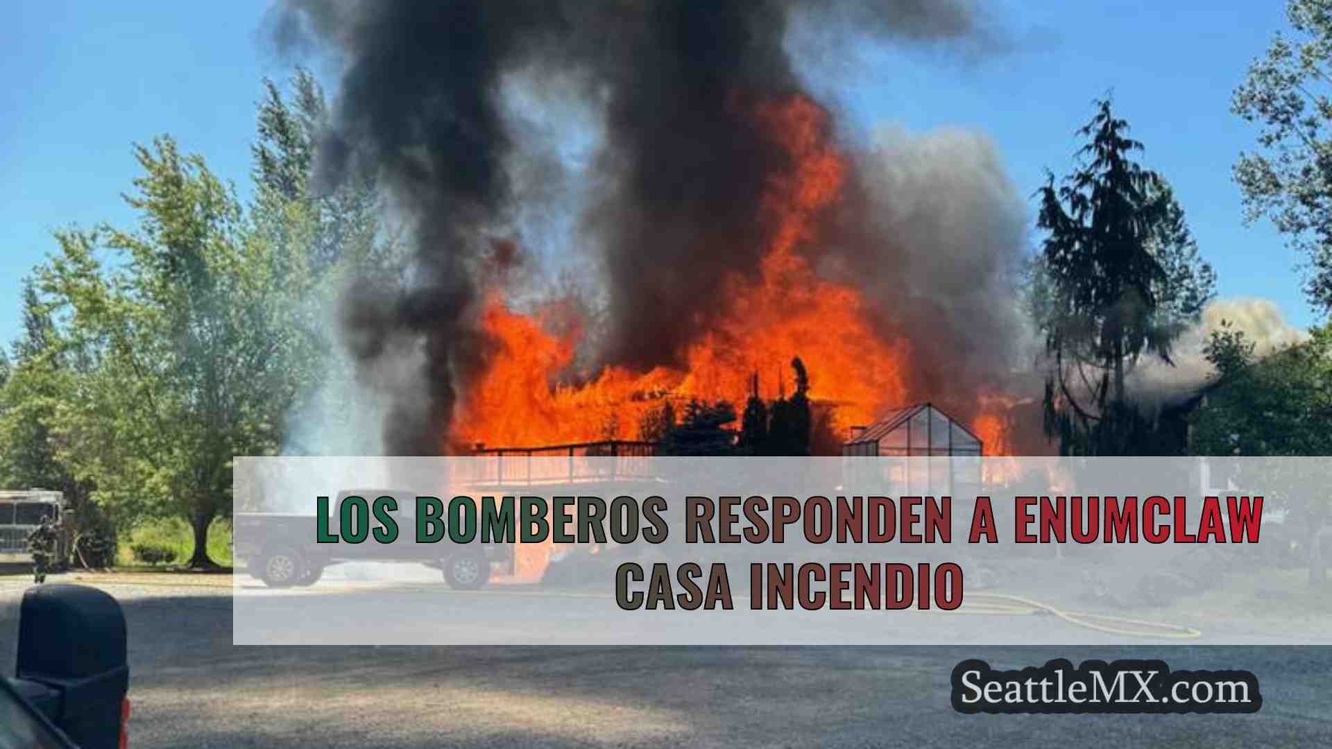 Los bomberos responden a Enumclaw casa