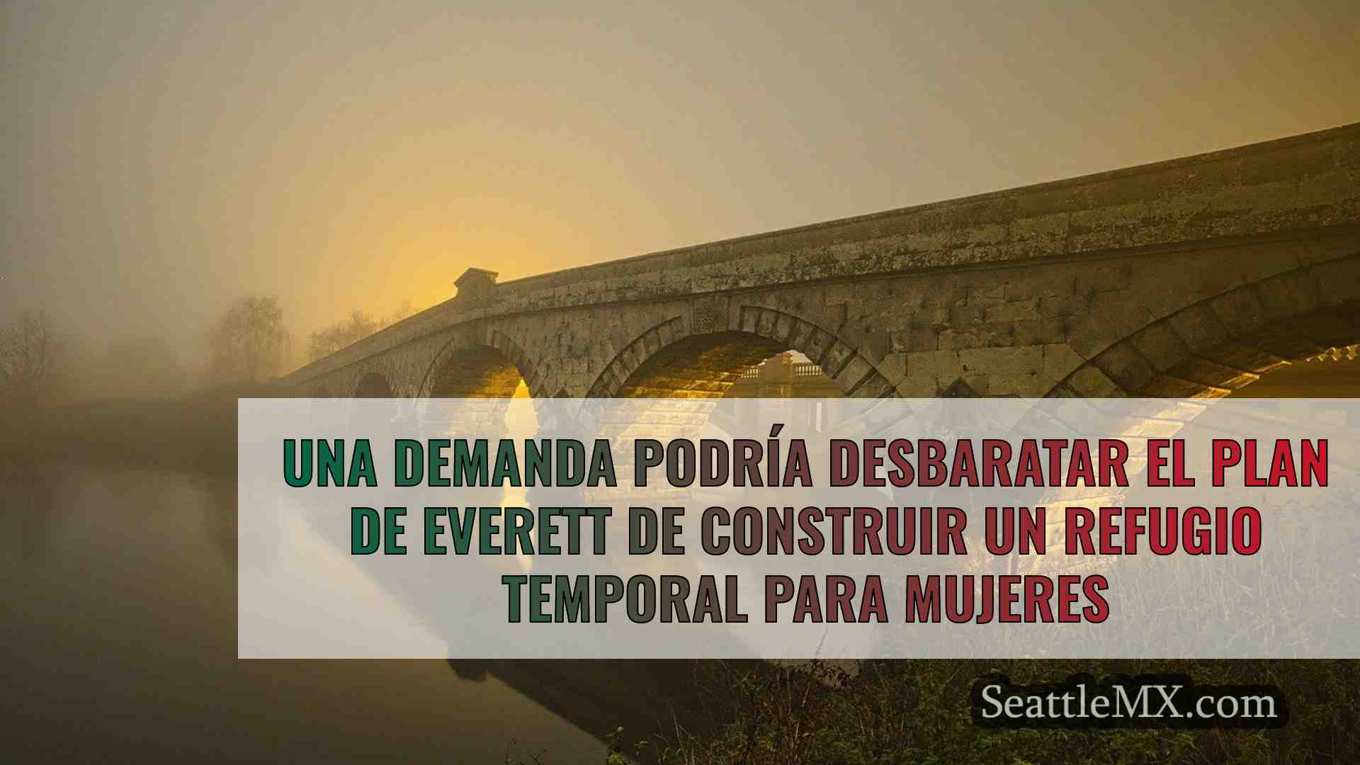Una demanda podría desbaratar el plan