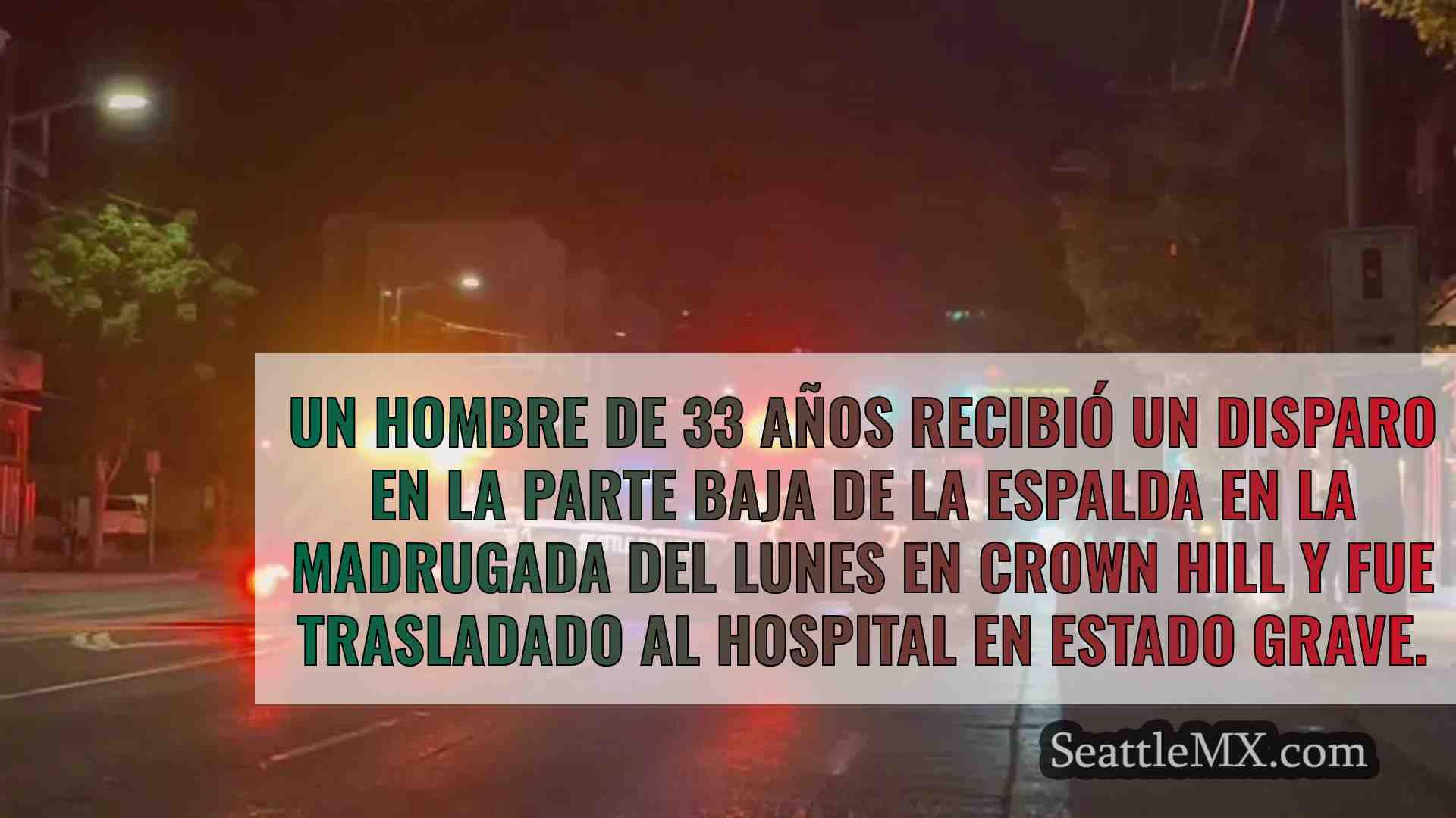 Disparan a un hombre que conducía una