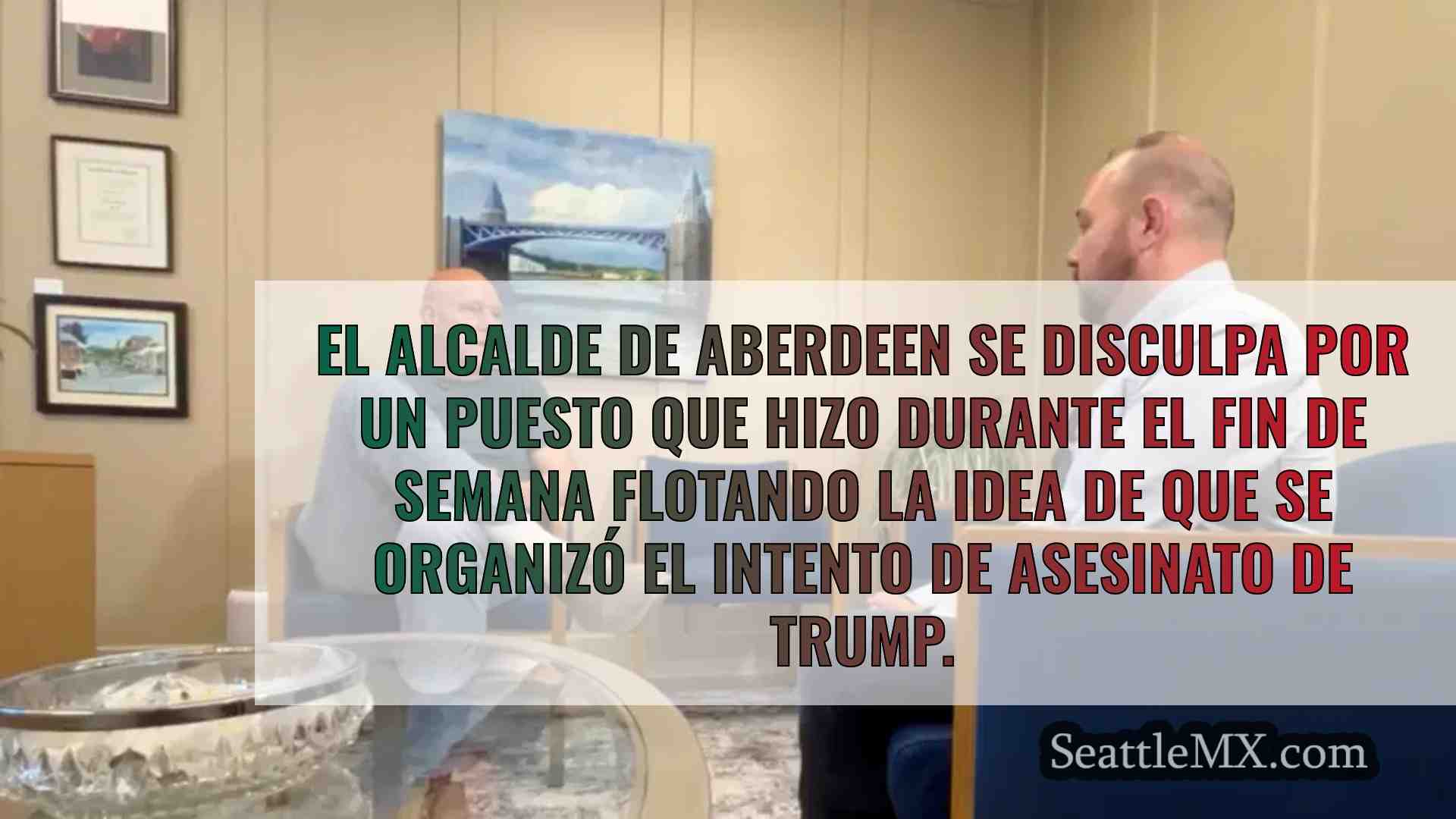 El alcalde de Aberdeen se disculpa por