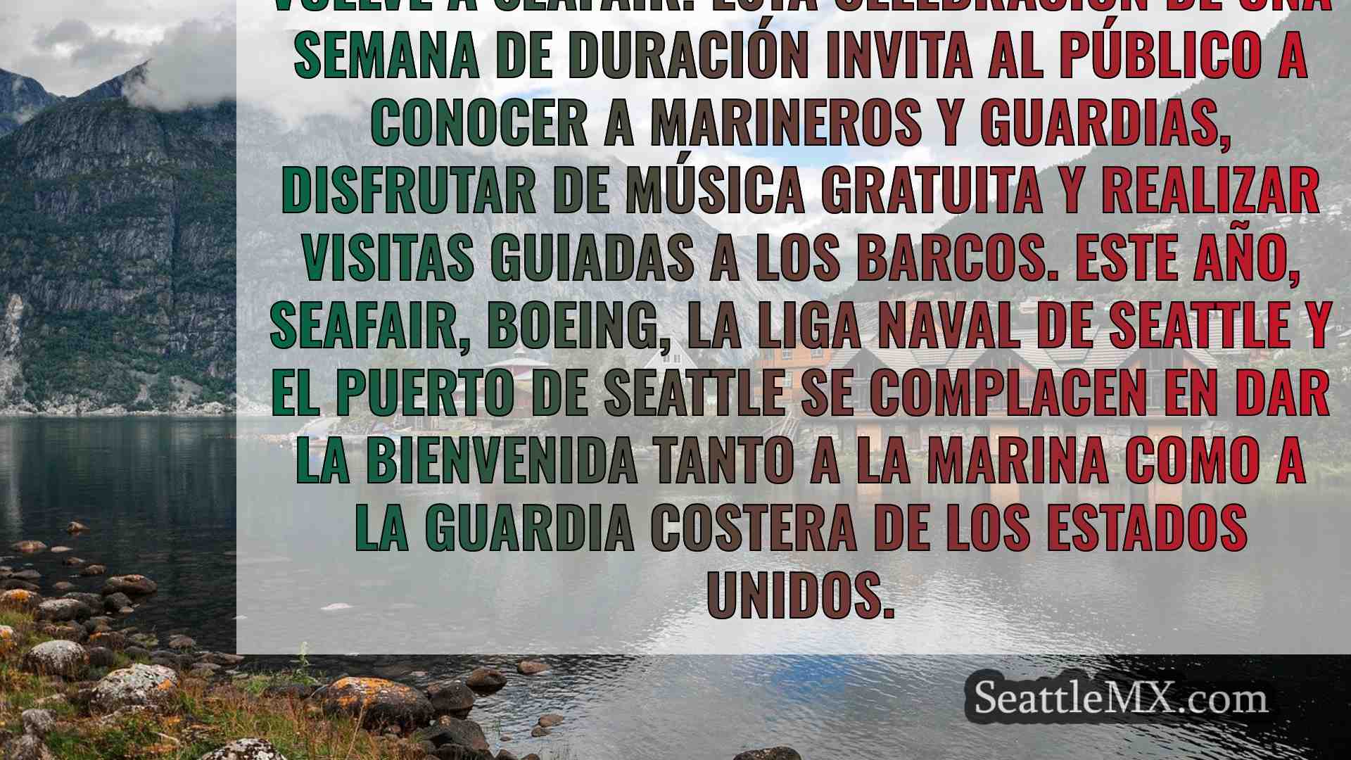 Calendario de la Semana de la Flota de