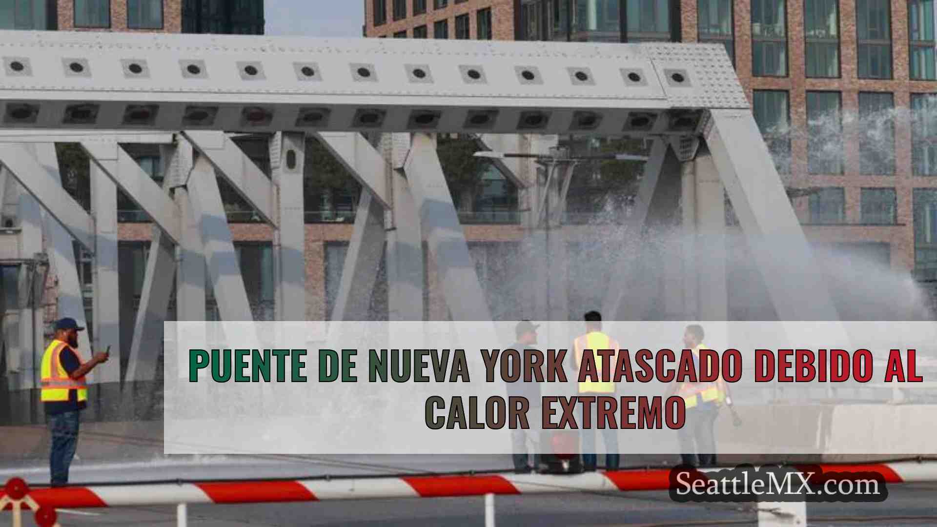 Puente de Nueva York atascado debido al