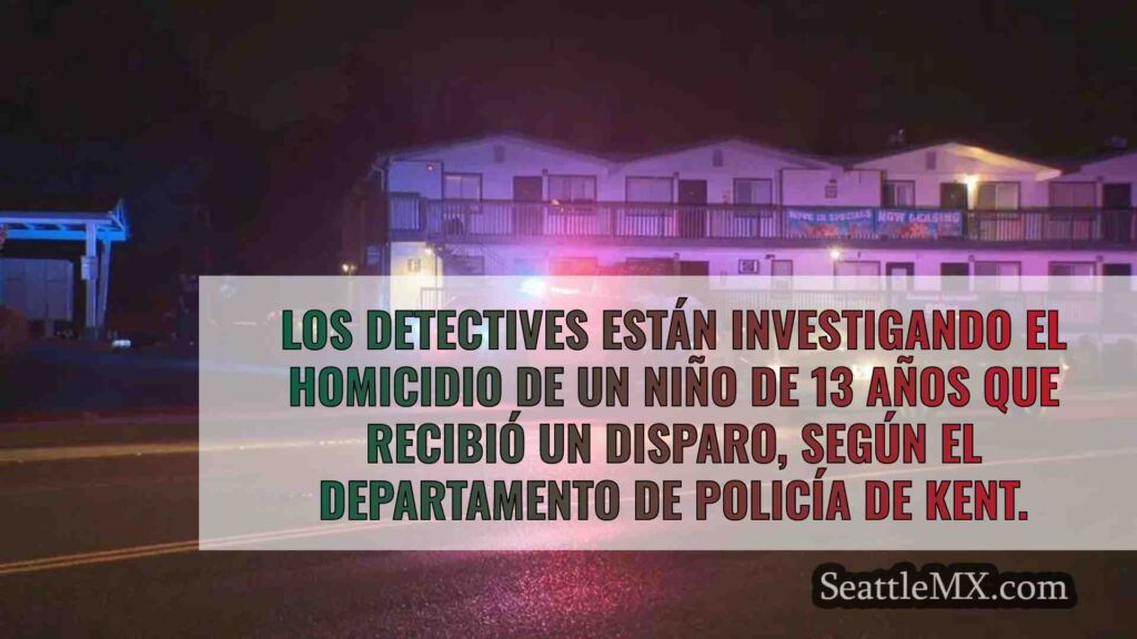 Los detectives investigan el homicidio