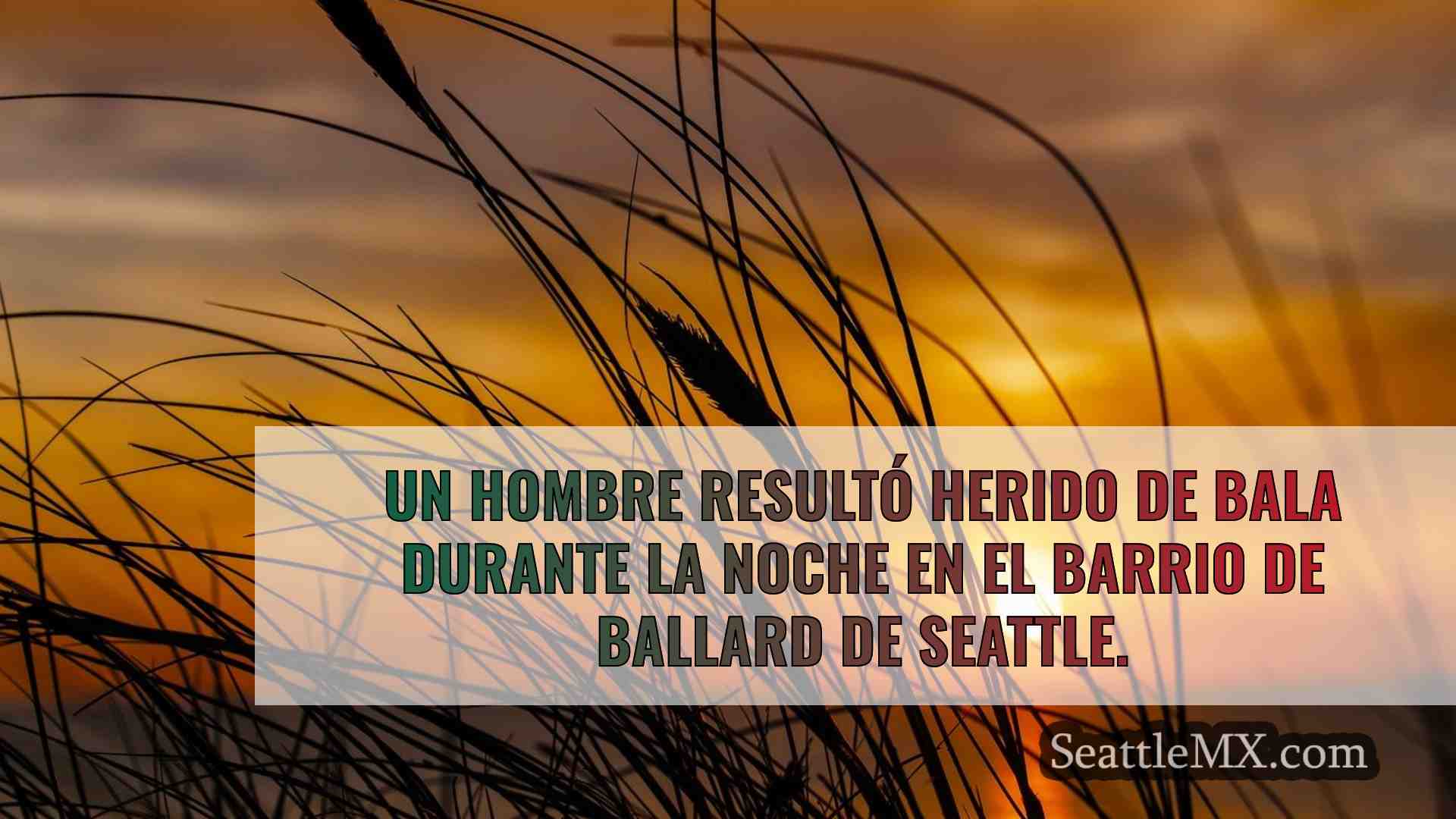 Disparan a un hombre en el barrio