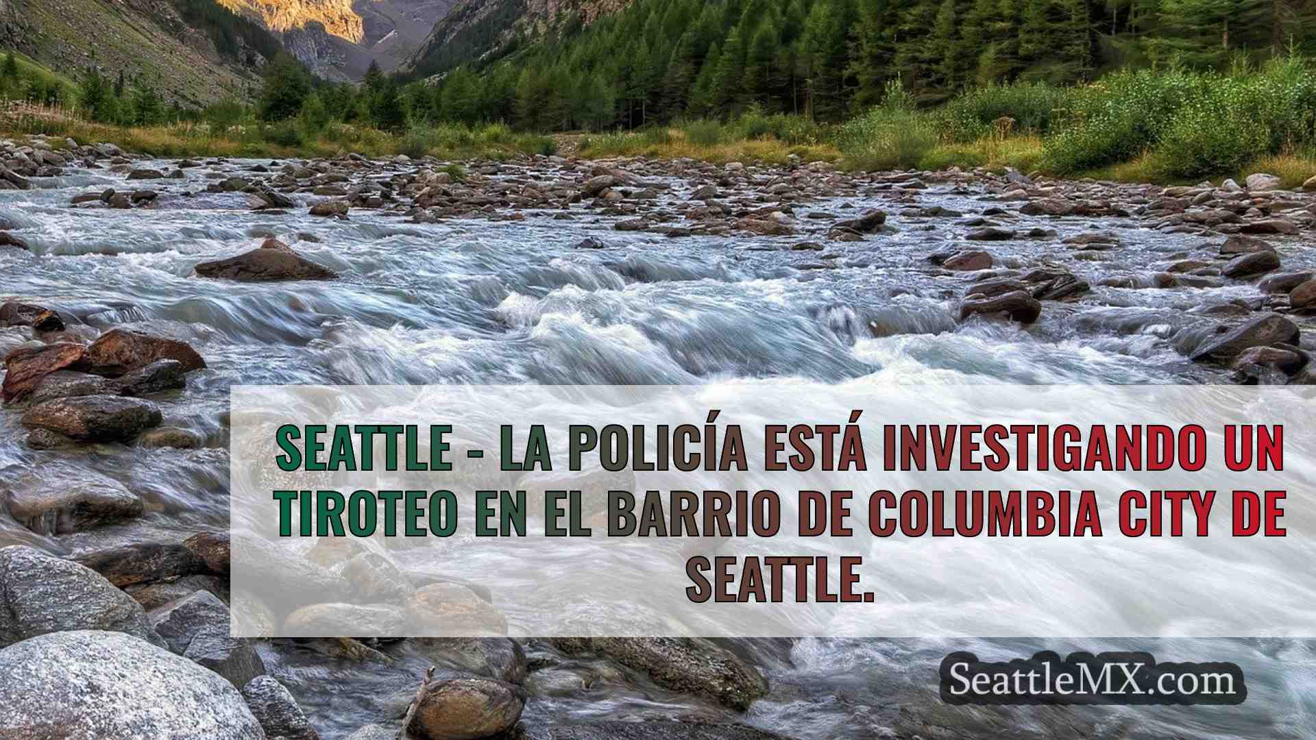 La policía investiga un tiroteo en el
