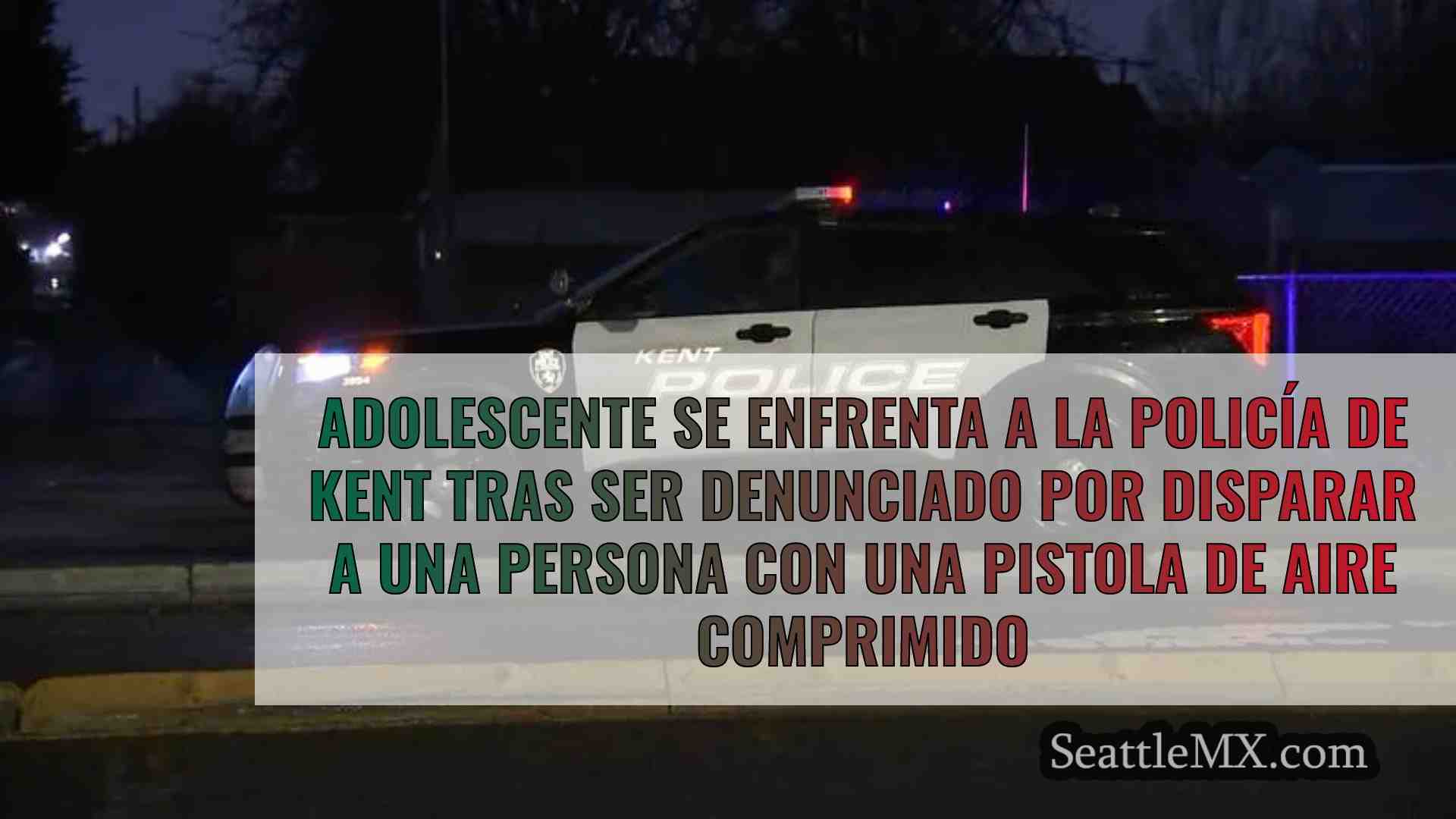 Adolescente se enfrenta a la Policía de