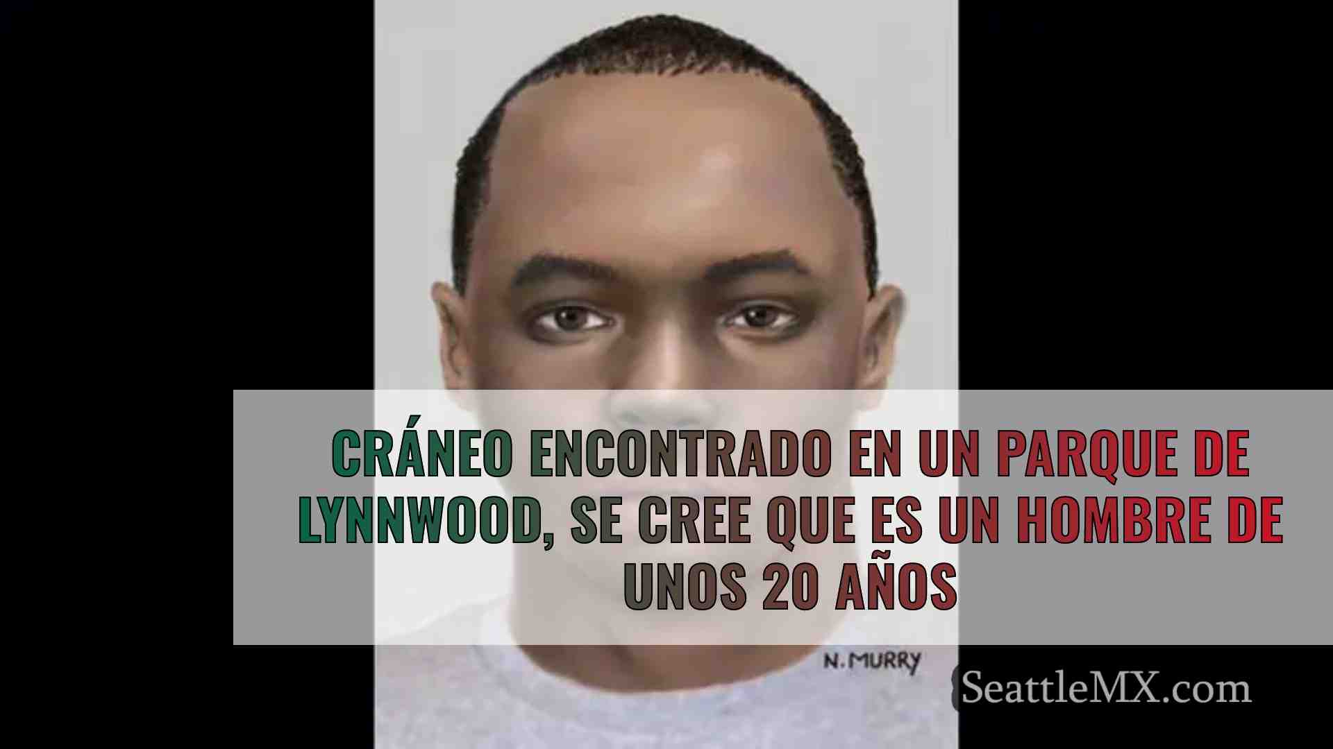 Cráneo encontrado en un parque de