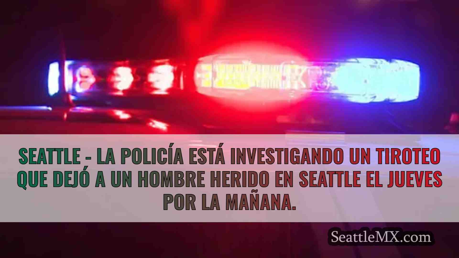 La policía investiga a un hombre herido